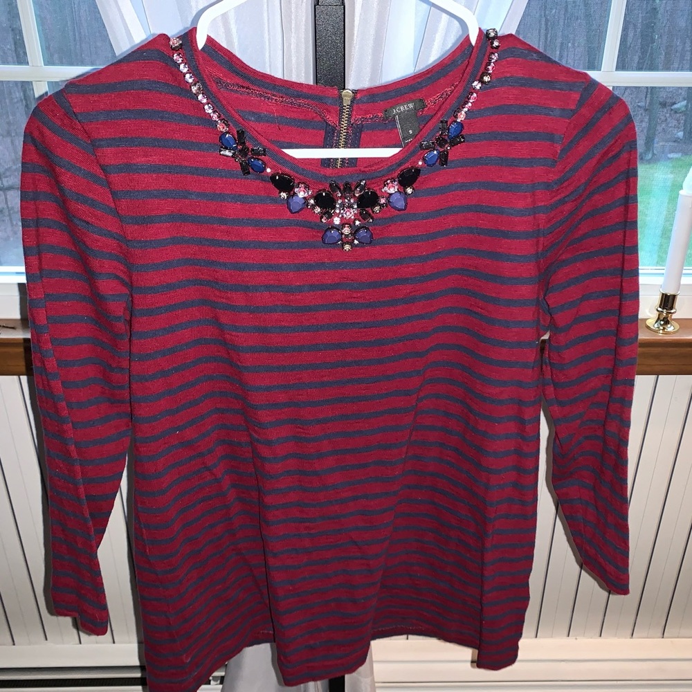 J Crew Striped Top